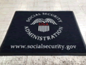 Custom Made ToughTop Logo Mat US Social Security Administration of Newport Rhode Island