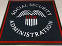 Custom Made ToughTop Logo Mat US Social Security Administration of Philadelphia Pennsylvania 01