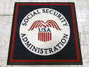Custom Made ToughTop Logo Mat US Social Security Administration of Terrytown Louisiana