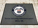 Custom Made ToughTop Logo Mat US Social Security Administration of Wise West Virginia