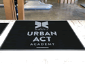Custom Made ToughTop Logo Mat Urban Act Academy of Indianapolis Indiana
