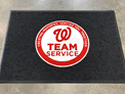 Custom Made ToughTop Logo Mat Washington Nationals Baseball of Washington DC