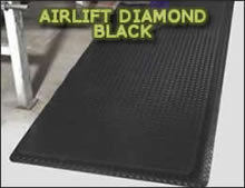 AirLift Diamond Black AntiFatigue Floormat - Warehouse Sale
