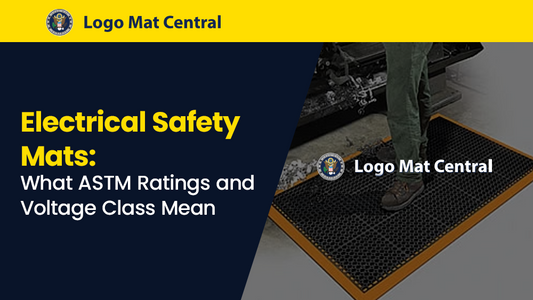 ASTM D178 electrical mats electrical mat voltage classes insulating safety mats switchboard safety mats Type I vs Type II electrical mats proof test voltage