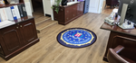 36oz Super HD Indoor Logo PET Area Rug