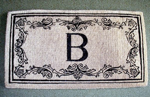 Floral Black Border