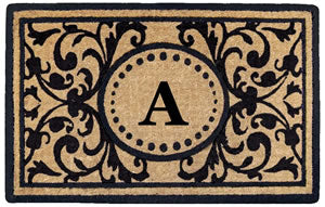 Monogrammed Heritage Coir Doormat