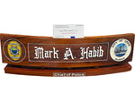 Custom Made Logo Desk Name Plate