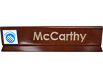 Custom Made Logo Desk Name Plate
