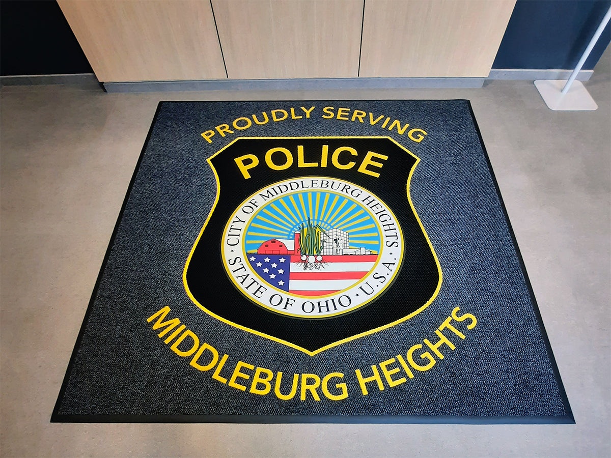 ToughTop with Graphic Inset Custom Indoor/Outdoor Logo Mat