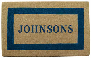 Single Blue Border