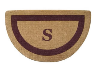 Single Brown Border Rounded