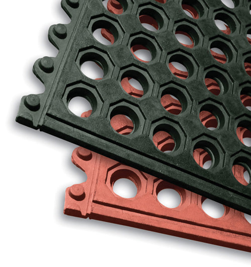 WorkSafe Industrial Grease Proof Work Safety Mats - WorkSafe - Traction Mat - Grease Proof - Red